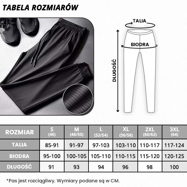 SPORTYMESH™ - MĘSKIE SPODNIE SPORTOWE